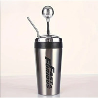 Tcherchı Paslanmaz Çelik 300 ml Pipetli Outdoor Matara Termos Gümüş