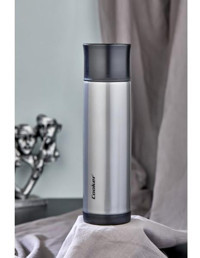 Cooker CKR 2057 Paslanmaz Çelik 750 ml Outdoor Matara Termos Gümüş