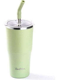 Tantitoni 024-01 Paslanmaz Çelik 530 ml Pipetli Outdoor Bardak Termos Yeşil