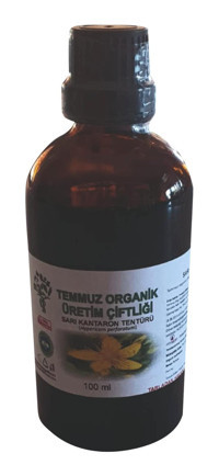 Temmuz Organik Sıvı Sarı Kantaron Özü 100 ml