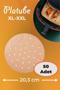 Platube Yuvarlak Delikli Aifryer Pişirme Kağıdı 50 Adet