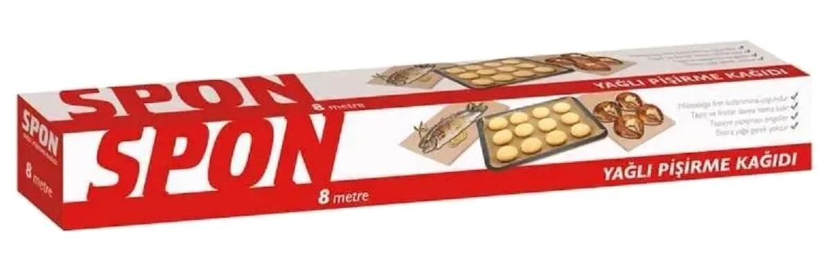 Spon 8 metre Pişirme Kağıdı 2 Adet