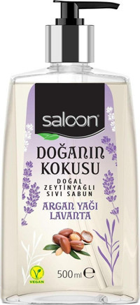 Saloon Doğanın Kokusu Argan Yağlı Lavanta Tekli Sıvı Sabun 500 ml