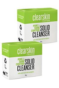 Avon Clearskin Parlama Karşıtı Cadı Fındığı Özü ve Okaliptüs Özü Katı Sabun 2x30 gr