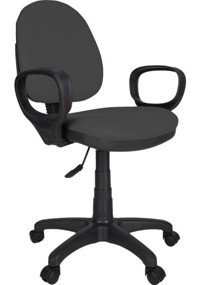 Gizmo FK1500 Kolçaklı Dönerli Antrasit Çalışma Sandalyesi