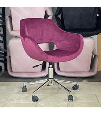 Evofisdünyası Store Kolçaklı Dönerli Mor Çalışma Sandalyesi