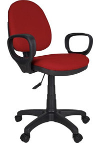 Gizmo FK1500 Kolçaklı Dönerli Bordo Çalışma Sandalyesi