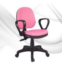 Doffo Kolçaklı Dönerli Pembe Çalışma Sandalyesi