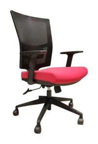 Herkese Mobilya H-8011 Kolçaklı Dönerli Pembe Çalışma Sandalyesi