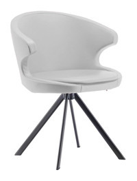 White Furniture GH002 Kolçaklı Beyaz Çalışma Sandalyesi