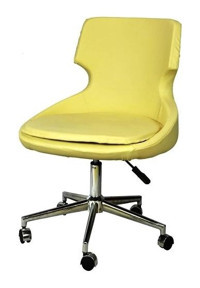 Neodesign Omega Dönerli Krem Çalışma Sandalyesi