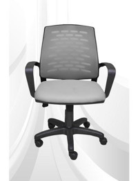 Obc Ofis Büro Concept Savina Kolçaklı Dönerli Gri Çalışma Sandalyesi