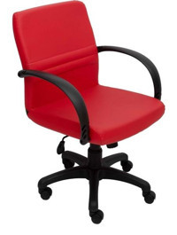 Büro Trend Trend King Kolçaklı Dönerli Kırmızı Çalışma Sandalyesi