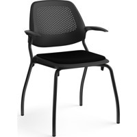 Allsteel Inspire Kolçaklı Siyah Çalışma Sandalyesi