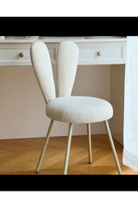 Larissa Design Beyaz Çalışma Sandalyesi