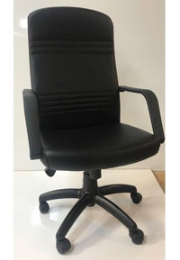 Decofis Chair Kolçaklı Dönerli Siyah Çalışma Sandalyesi