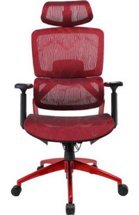 Rampage GM-77 Başlıklı Kolçaklı Dönerli Kırmızı Çalışma Sandalyesi