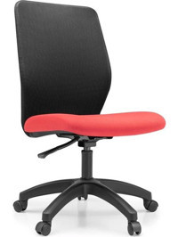 Ivo Office Retro Dönerli Kırmızı-Siyah Çalışma Sandalyesi