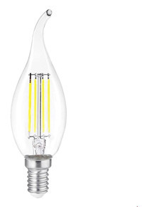 Heka Led Filament Rustik Ampul Kıvrık Uç 6w E14 6500k Beyaz Işık