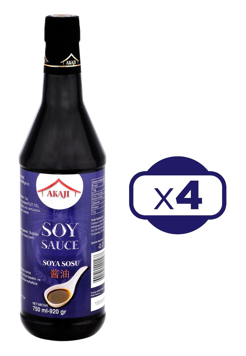 Akaji Soya Sosu 4x750 ml
