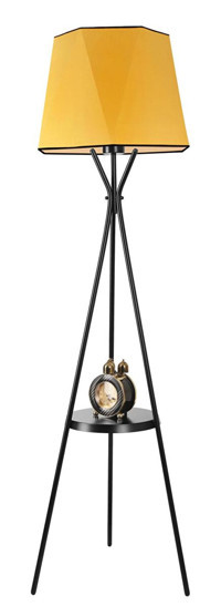 Lumexx Venedik Sehpalı Tekli Metal Ayaklı 3 Ayaklı Altıgen Lambader 160 cm Sarı