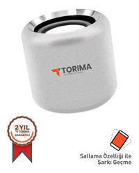 Torima D12 Taşınabilir Gümüş Bluetooth Kulaklık