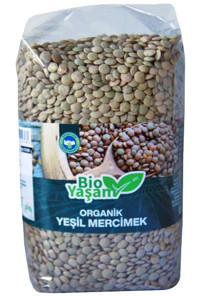 Bio Yaşam Organik Yeşil Mercimek 1 kg