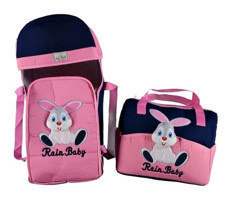 Rain Baby 9 kg Kapasiteli Taşıma Askılı Portbebe+Bakım Çantası Pembe