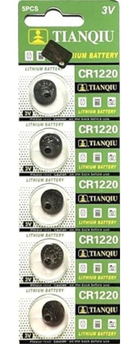 Tianqiu CR1220 3 V Lityum Düğme Pil 5'li