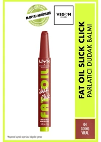 Nyx Professional Makeup Fat Oil Slick Click 04 Going Viral Nemlendiricili Dudak Balmı
