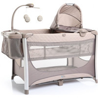 Baby Plus Valley 15 kg Kapasiteli Ayarlanabilir Katlanabilir 70x110 cm Park Yatak Gri