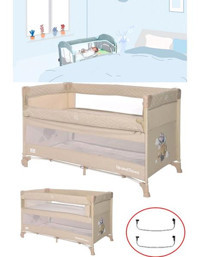 Lorelli Up And Down 25 kg Kapasiteli Ayarlanabilir Katlanabilir 60x120 cm Park Yatak Bej