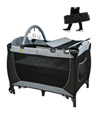 Baby Home 560 Golite 15 kg Kapasiteli Ayarlanabilir Katlanabilir 70x110 cm Park Yatak Gri