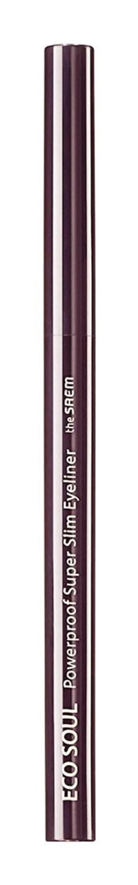 The Saem Eco Soul Powerproof Super Slim Asansörlü Mat Akmayan Thrill Brown Göz Kalemi