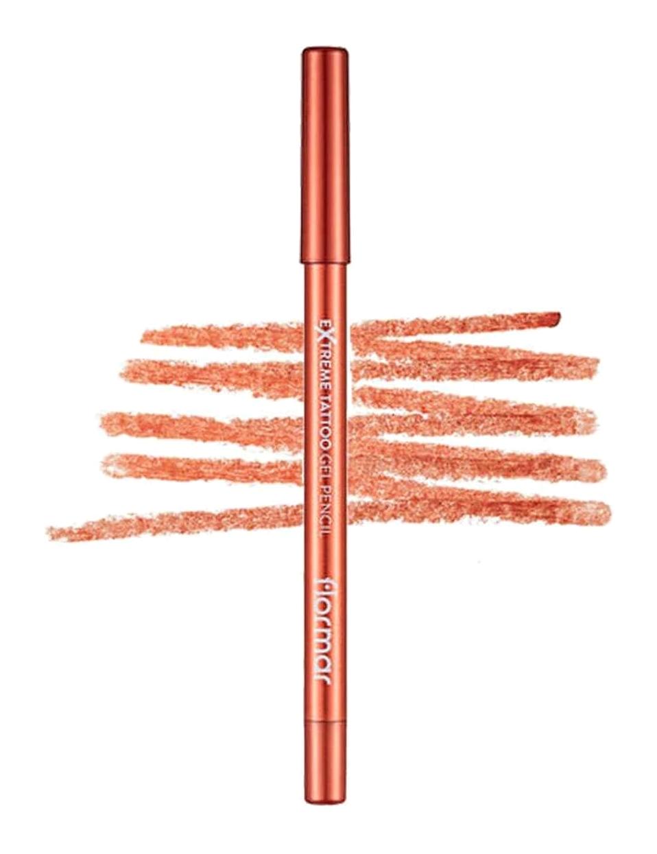 Flormar Extreme Tattoo 08 Işıltılı Simli Akmayan Orange Pop Göz Kalemi