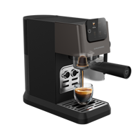 Grundig KSM 6430 Delisia 1350 W Paslanmaz Çelik Tezgah Üstü Taşınabilir Yarı Otomatik Espresso Makinesi Siyah
