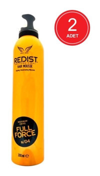 Redist Full Force Normal Saçlar İçin Şekillendirici Saç Köpüğü 2x300 ml