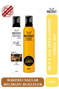 Redist Milk Therapy Saç Köpüğü 200 ml + Redist Full Force Saç Köpüğü 300 ml