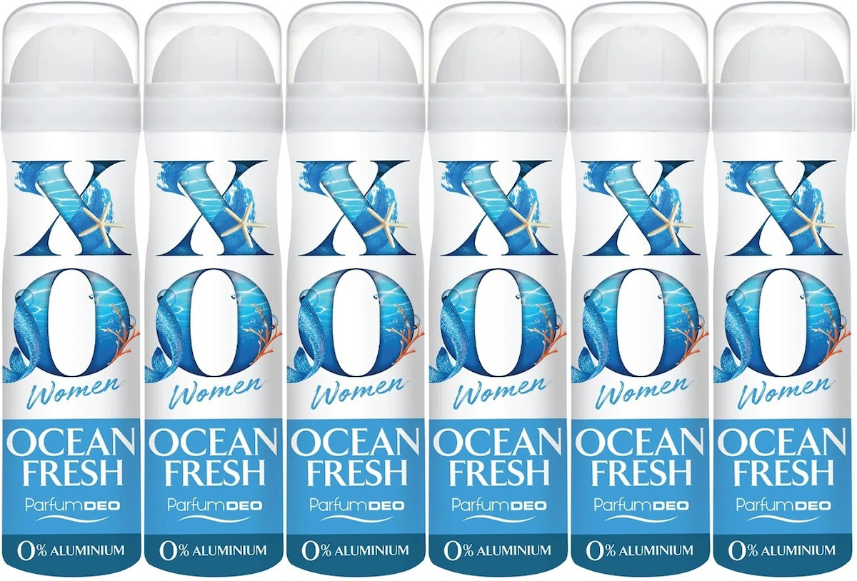 Xo Ocean Fresh Sprey Kadın Deodorant 6x150 ml
