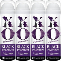 Xo Black Premium Sprey Kadın Deodorant 4x150 ml