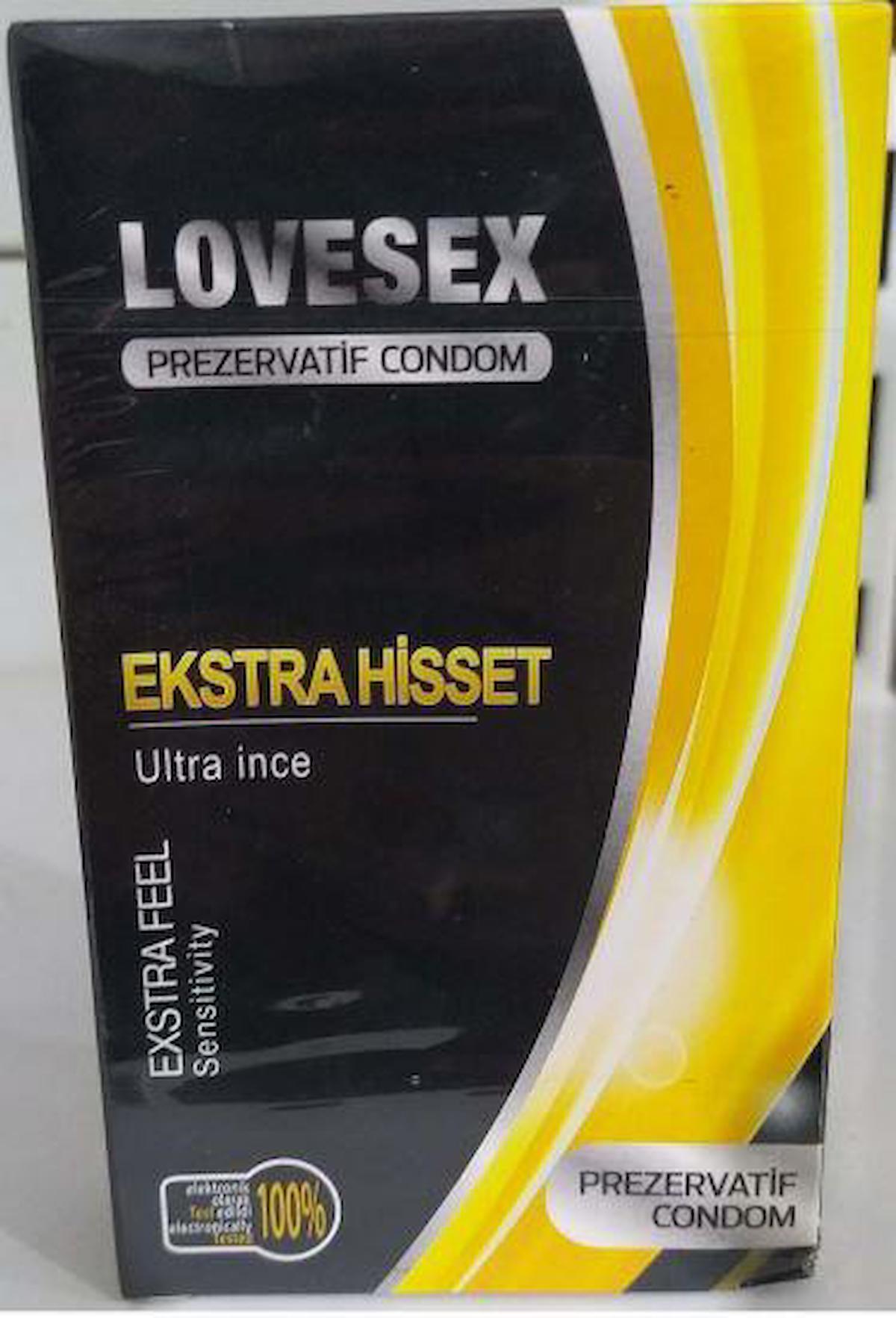 Lovesex Extra Hisset Ultra İnce Prezervatif 10'lu