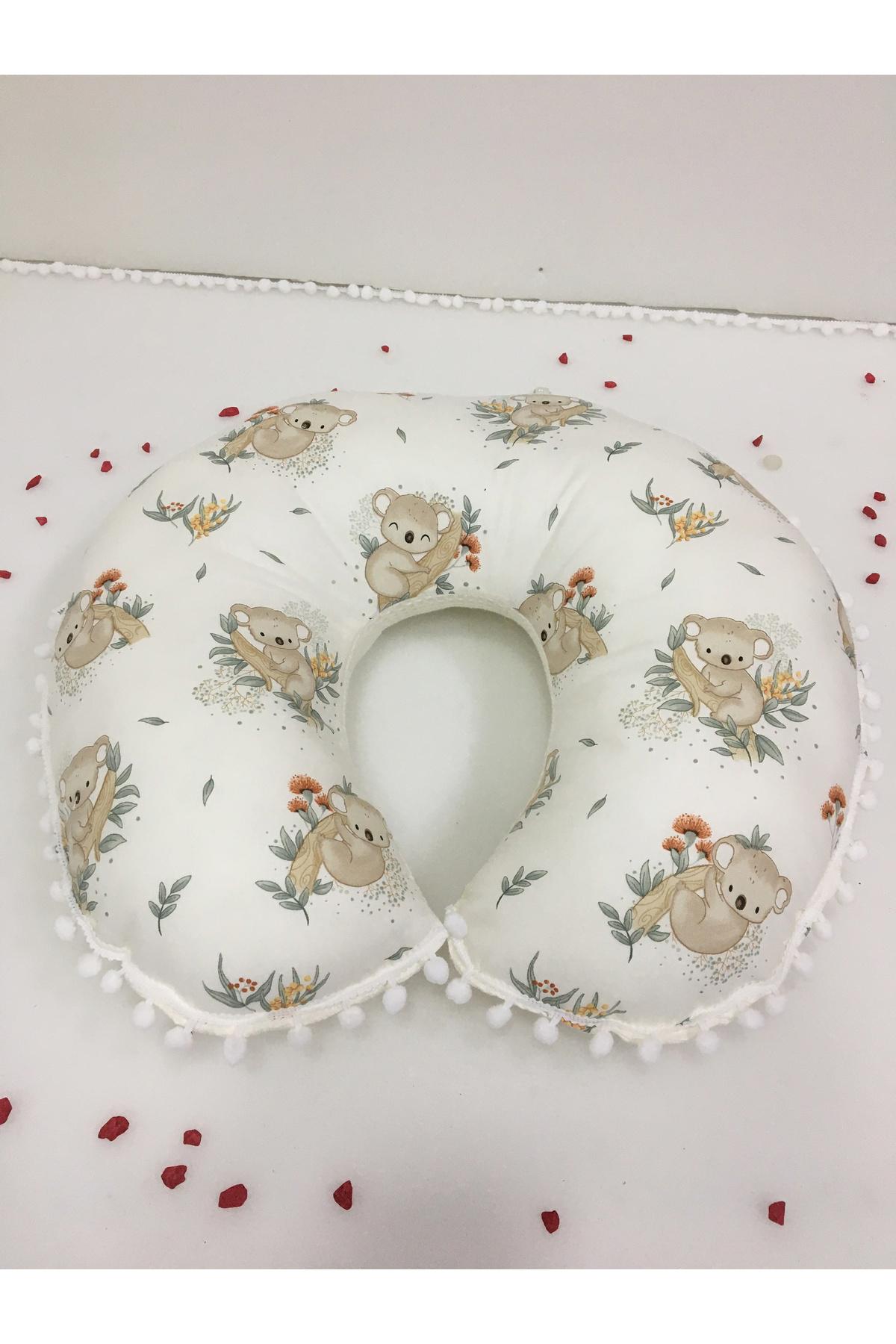 Buse Baby Home Yıkanabilir Krem Emzirme Yastığı