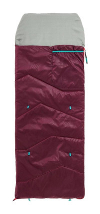 Decathlon Quechua Mh100 10 Derece Polyester Tek Kişilik Çocuk Uyku Tulumu Mor