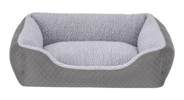 Pet Comfort Bravo Duo Mirinda Yıkanabilir Tek Fonksiyonlu 55x45 cm Sepet Kedi Yatağı Gri