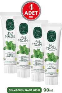 Eyüp Sabri Tuncer Naneli Organik Florürsüz 12+ Yaş Diş Macunu 4x90 ml