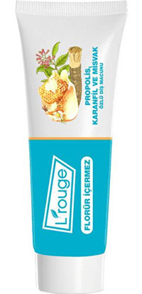L'rouge Karanfil-Misvak Özlü-Propolis Organik Florürsüz Tüm Yaşlar Diş Macunu 125 ml