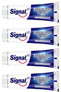 Signal Beyazlatıcı Sistem Naneli Florürlü Tüm Yaşlar Diş Macunu 4x50 ml