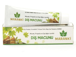 Maranki Çay Ağacı-Misvak-Propolis Organik Florürsüz Tüm Yaşlar Diş Macunu 100 ml