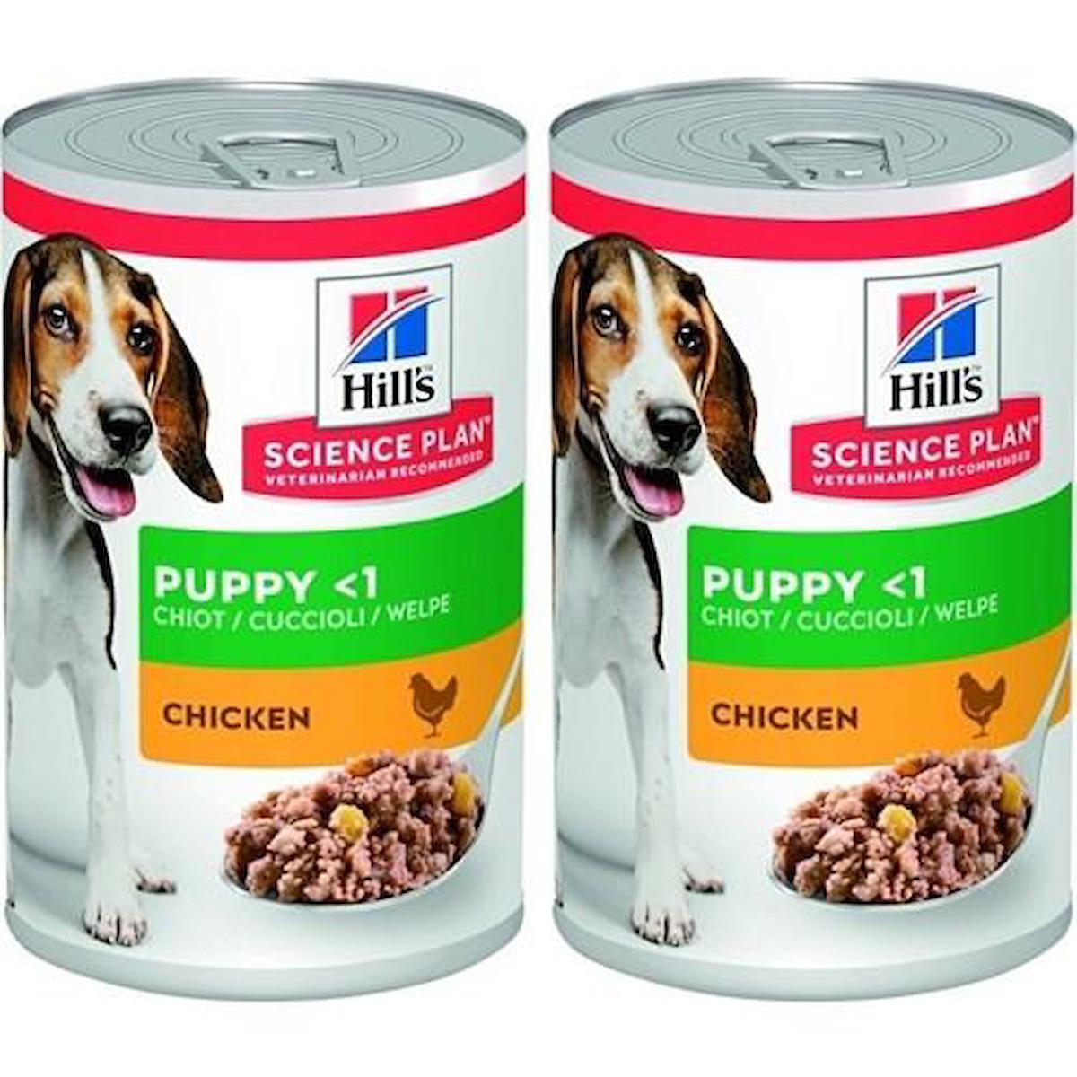 Hills Puppy Tavuklu Parça Etli Yavru Köpek Maması 370 gr 22'li