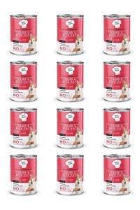 Chef's Choice Fresh Lamb Kuzu Etli Parça Etli Yetişkin Köpek Maması 400 gr 12'li